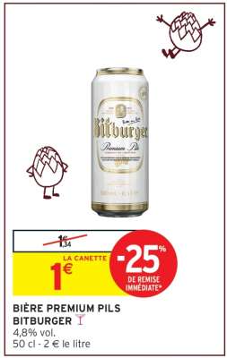 BIÈRE PREMIUM PILS “BITBURGER”