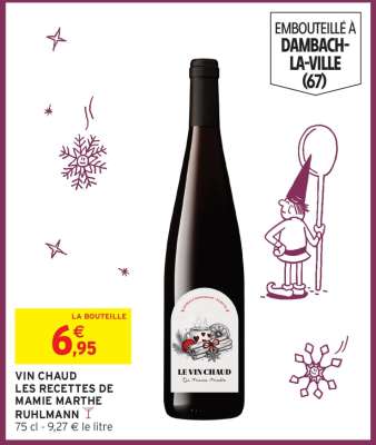 VIN CHAUD LES RECETTES DE MAMIE MARTHE RUHLMANN