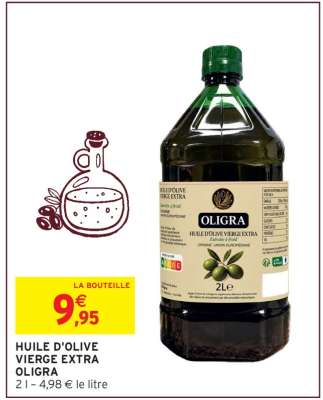 HUILE D'OLIVE VIERGE EXTRA OLIGRA