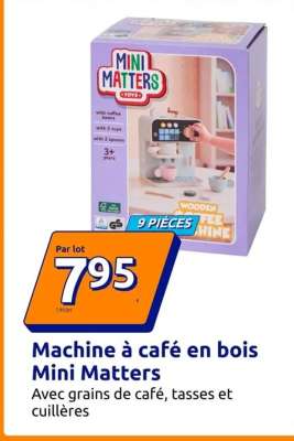 Machine à café en bois Mini Matters