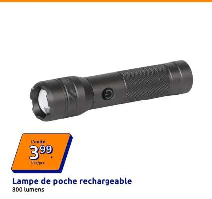 Lampe de poche rechargeable