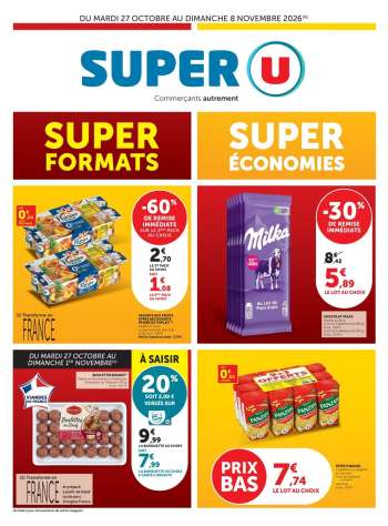 Catalogue SUPER U - 27/10/2026 - 08/11/2026.