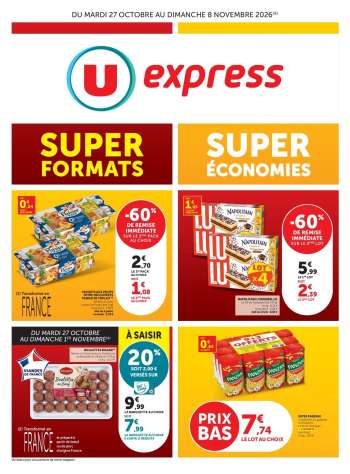 Catalogue U express - 27/10/2026 - 08/11/2026.