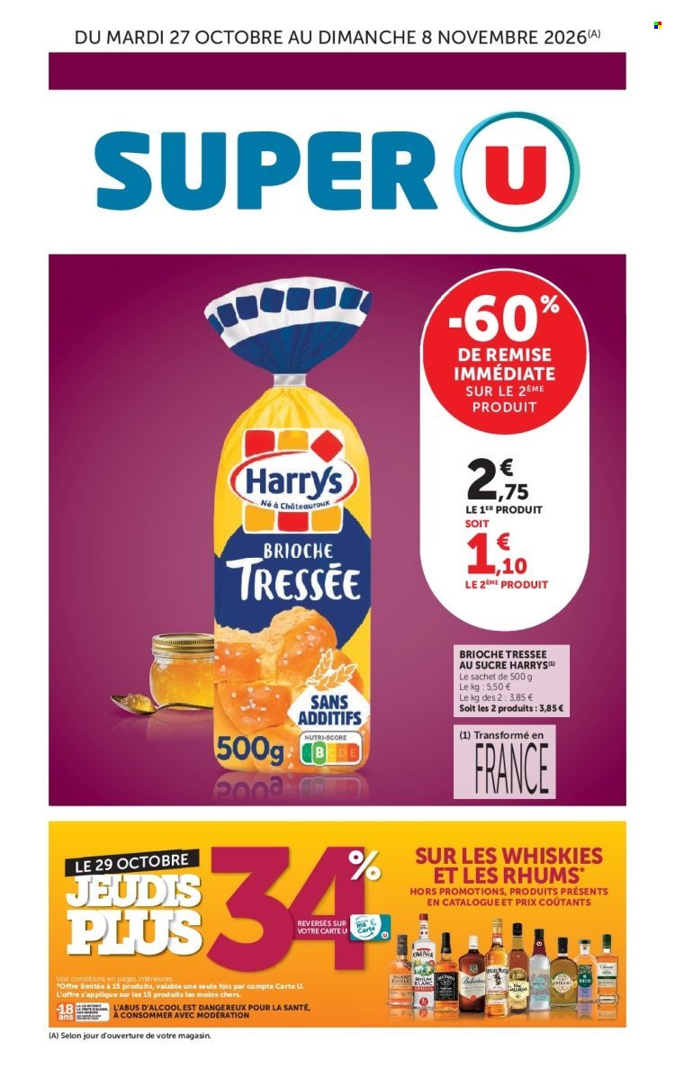 Catalogue SUPER U - 27/10/2026 - 08/11/2026. Page 1