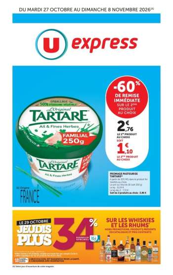 Catalogue U express - 27/10/2026 - 08/11/2026.