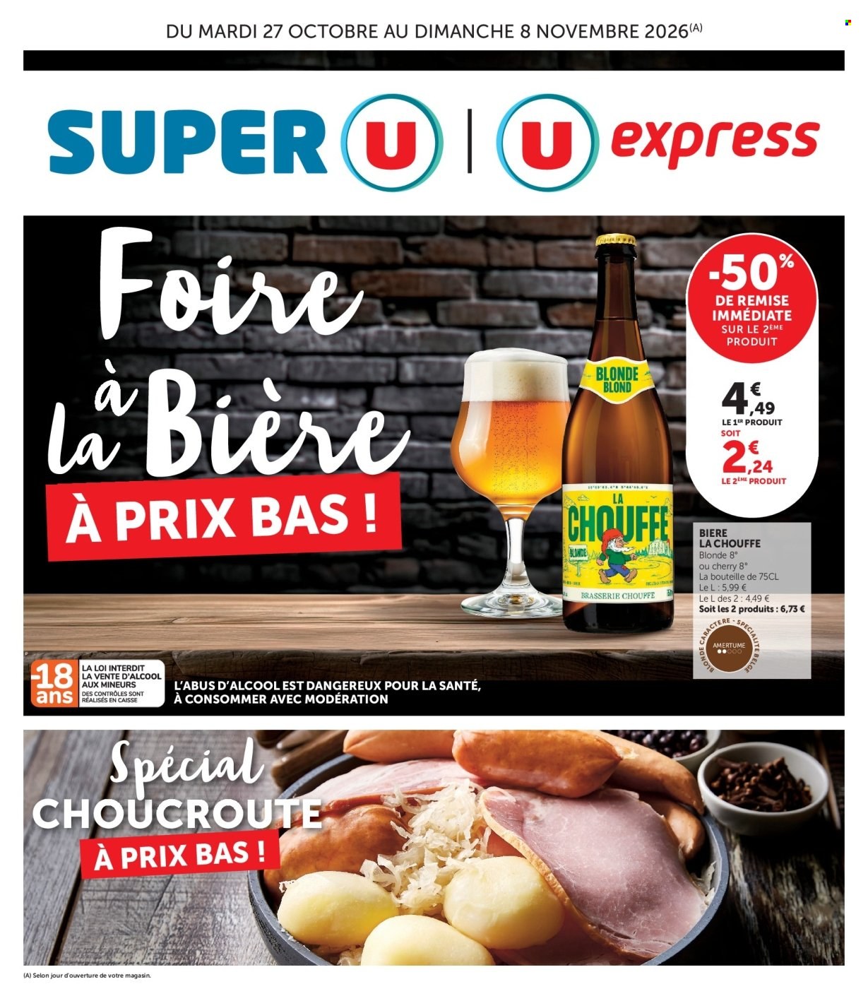 Catalogue Magasins U - 27/10/2026 - 08/11/2026. Page 1