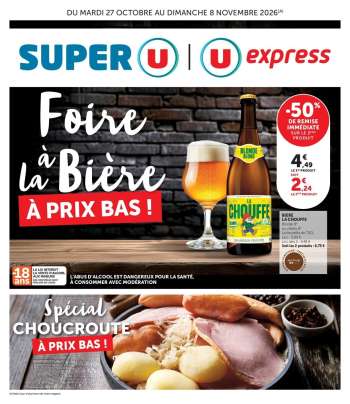 Catalogue Magasins U - 27/10/2026 - 08/11/2026.
