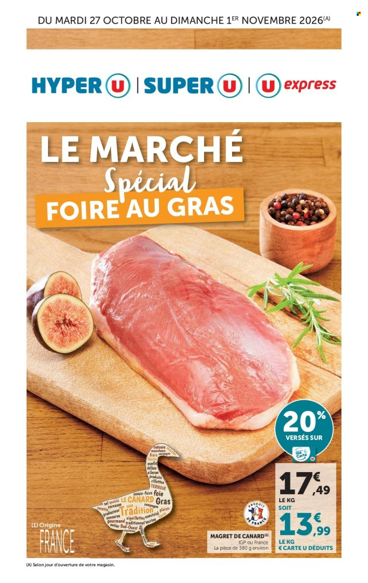 Catalogue Magasins U - 27/10/2026 - 08/11/2026. Page 1