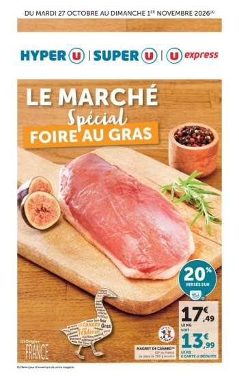 Catalogue Magasins U - 27/10/2026 - 08/11/2026.