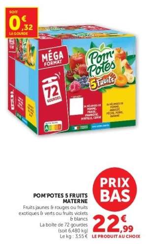 POM'POTES 5 FRUITS MATERNE