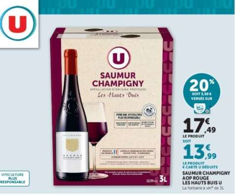 SAUMUR CHAMPIGNY AOP ROUGE LES HAUTS BUIS