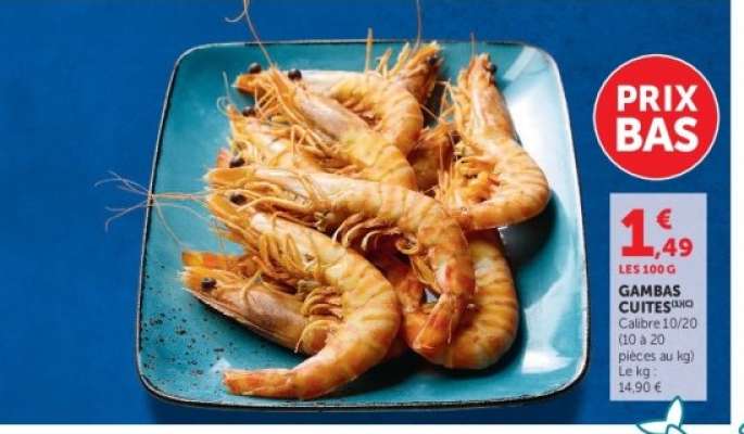 Gambas Cuites