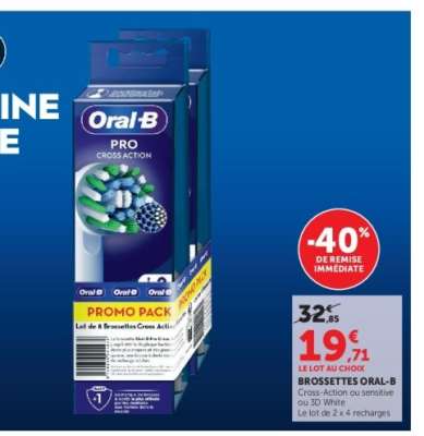 Brossettes Oral B
