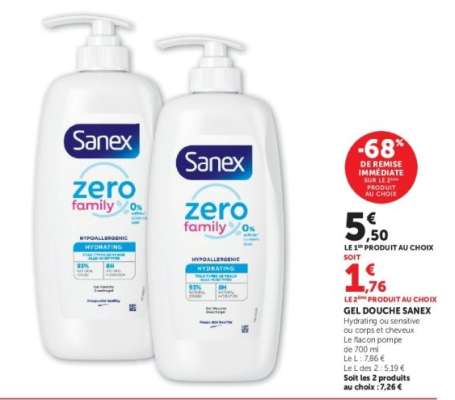 Sanex Zero Family Gel Douche