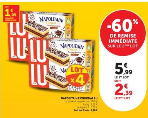 Napolitain L'original Lu