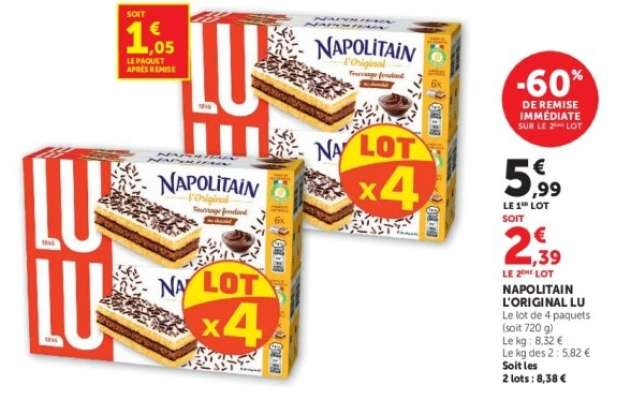 Napolitain L'original Lu