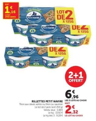 RILLETTES "PETIT NAVIRE"