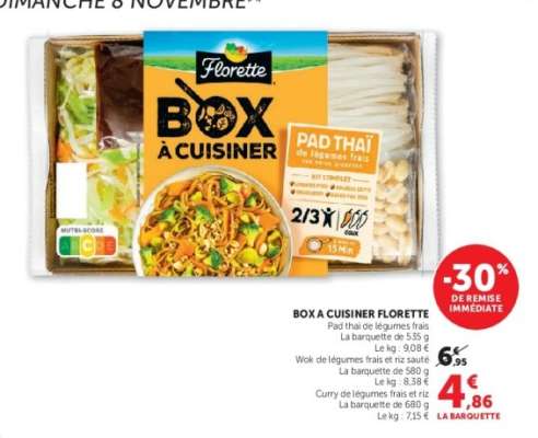 BOX A CUISINER FLORETTE