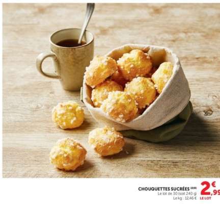 CHOUQUETTES SUCRÉES
