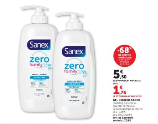 Gel Douche Sanex