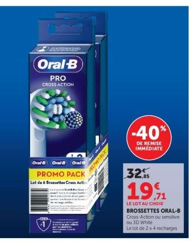 Brossettes Oral B