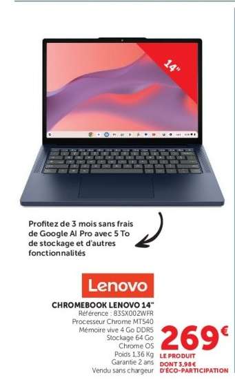 CHROMEBOOK LENOVO 14"