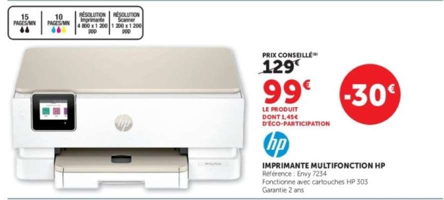 Imprimante Multifonction HP