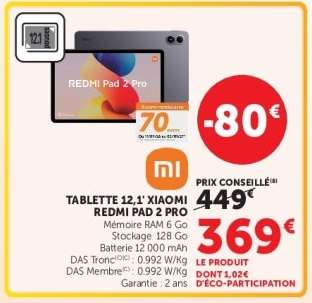 Tablette 12,1' Xiaomi Redmi Pad 2 Pro