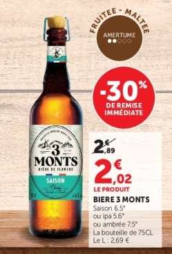 Bière 3 Monts*