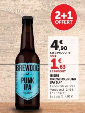 BIERE BREWDOG PUNK IPA 5.4°
