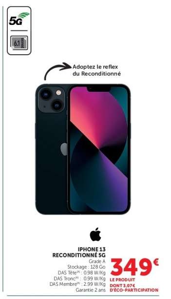IPHONE 13 RECONDITIONNÉ 5G