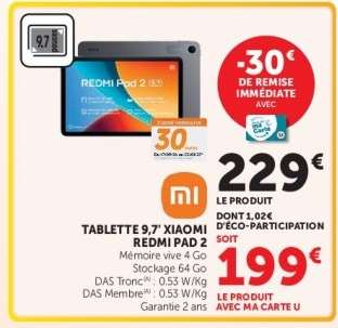 Tablette 9,7 Xiaomi Redmi Pad 2