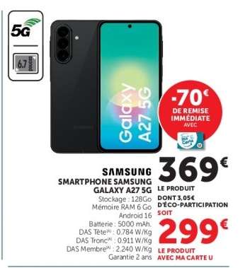 SMARTPHONE SAMSUNG GALAXY A27 5G