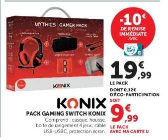 Pack Gaming Switch Konix
