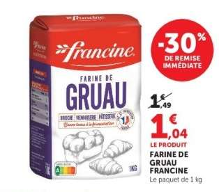 FARINE DE GRUAU FRANCINE