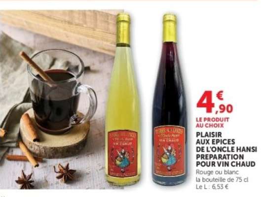 PLAISIR AUX EPICES DE L'ONCLE HANSI PREPARATION POUR VIN CHAUD