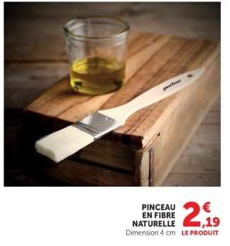 Pinceau en fibre naturelle
