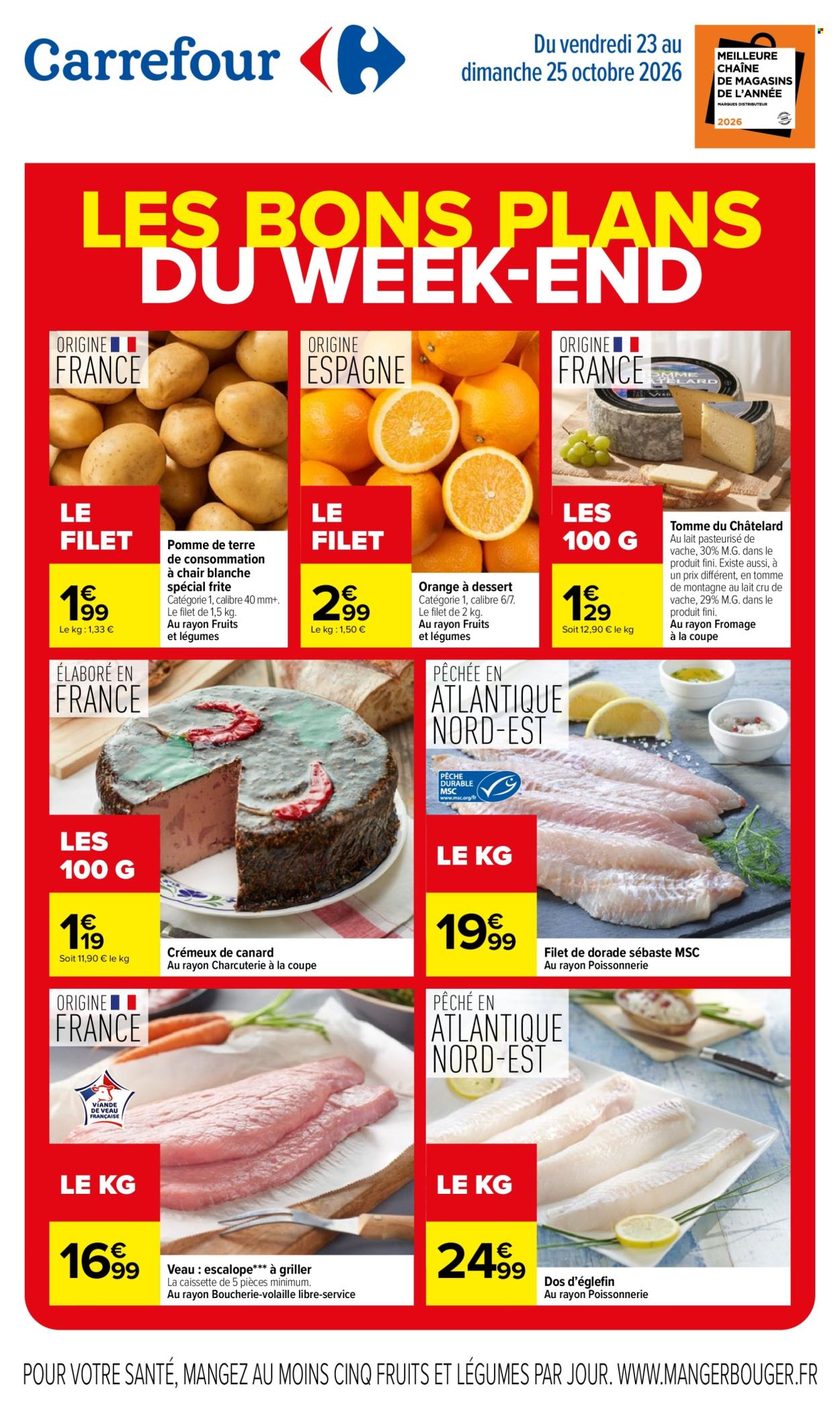 Catalogue Carrefour Hypermarchés - 23/10/2026 - 25/10/2026. Page 1
