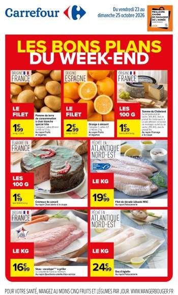 Catalogue Carrefour Hypermarchés - 23/10/2026 - 25/10/2026.