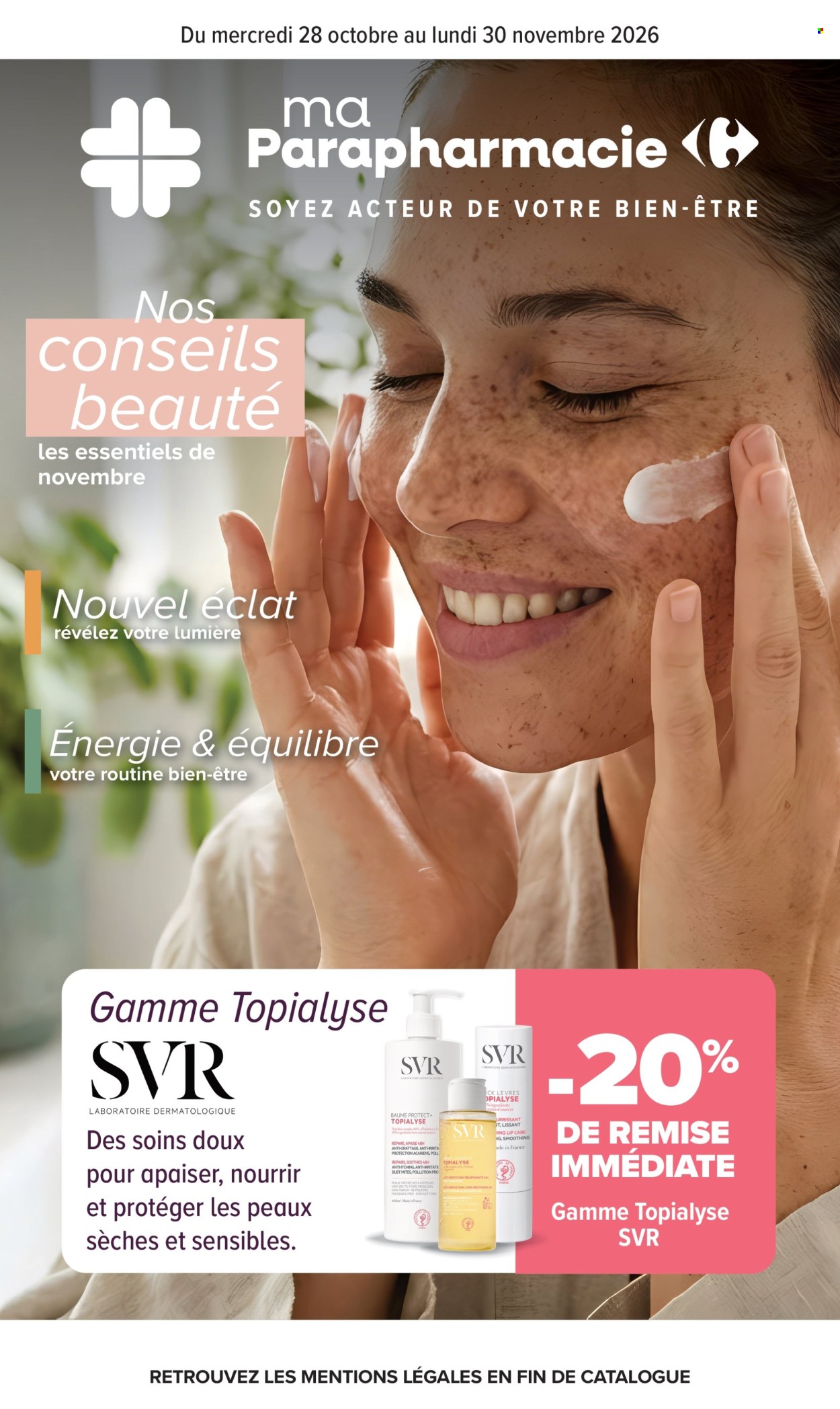 Catalogue Carrefour Hypermarchés - 28/10/2026 - 30/11/2026. Page 1
