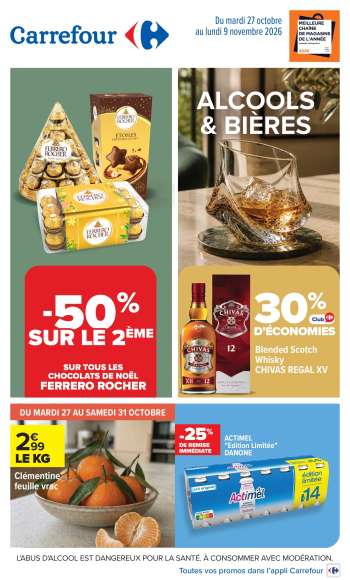 Catalogue Carrefour Hypermarchés - 27/10/2026 - 09/11/2026.