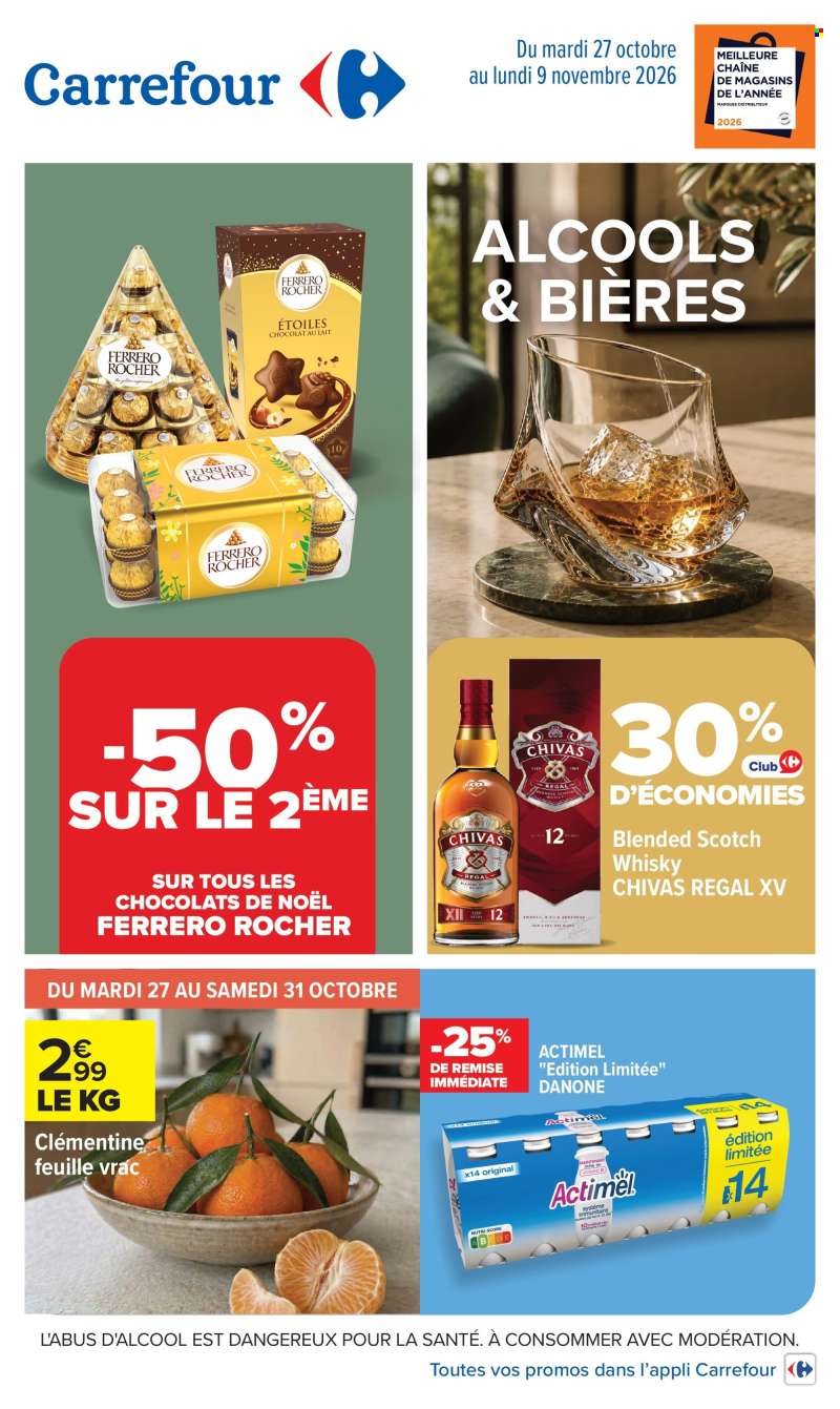 Catalogue Carrefour Hypermarchés - 27/10/2026 - 09/11/2026.