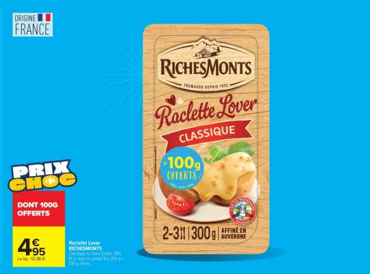 Raclette Lover RICHESMONTS