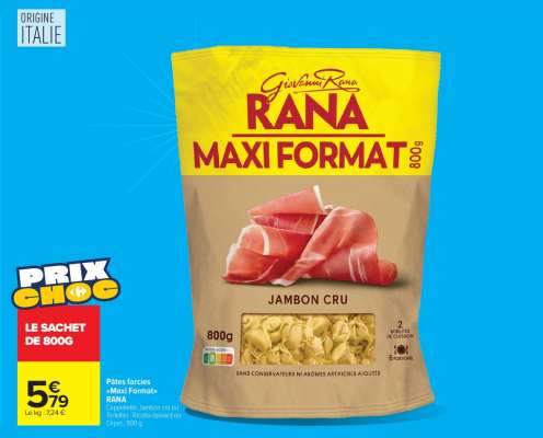 RANA MAXI FORMAT JAMBON CRU