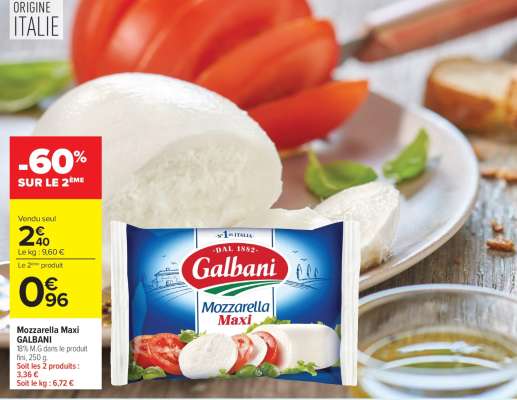 Mozzarella Maxi Galbani