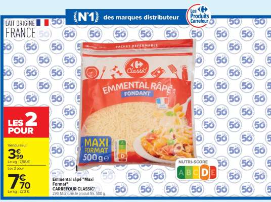 Emmental râpé «Maxi Format»
