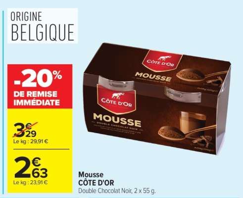 Mousse CÔTE D'OR