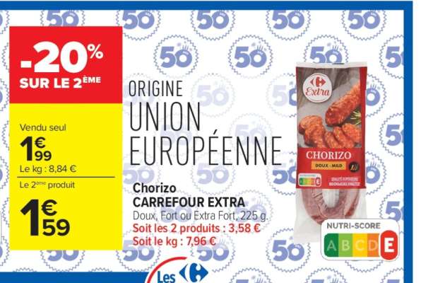 Chorizo Carrefour Extra