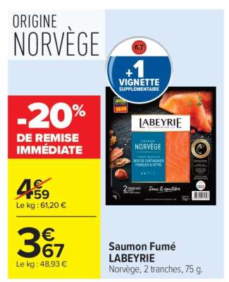 SAUMON FUMÉ LABEYRIE