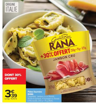 Pâtes fourrées RANA